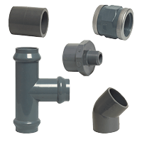 PVC-Rohre & Fittings