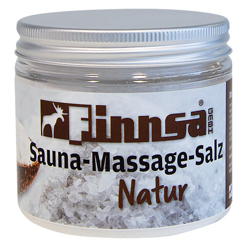 Sauna-Massage-Salz natur, 200g Dose