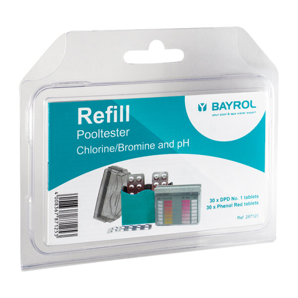 Bayrol Tabletten Nachfüllpackung Pooltester pH/Cl/Brom