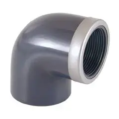 PVC Winkel 90° Ø 63 x 2" IG verstärkt