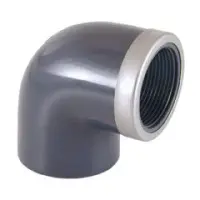 PVC Winkel 90° Ø 63 x 2" IG verstärkt
