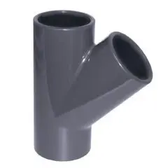 PVC T-Stück 45° Ø50 PN10