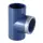PVC T-90° 2xØ40,1x11/4"IG verstärkt