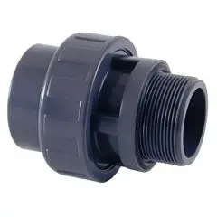 PVC Verschraubung Ø 50 x 2" Aussengewind, mit O-Ring