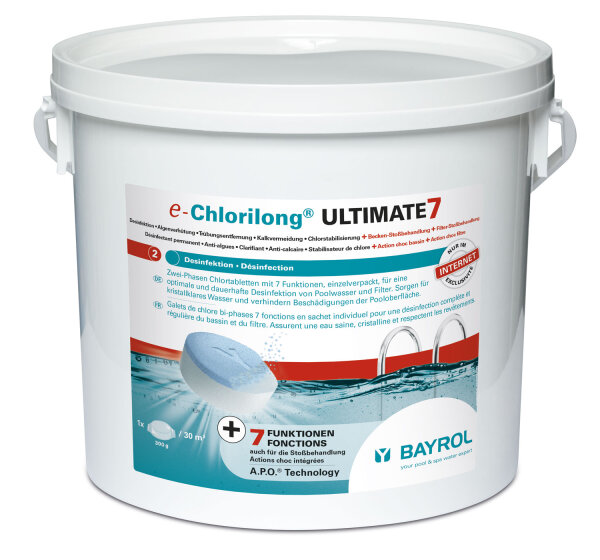 e-Chlorilong® ULTIMATE7 300 g 4,8 kg