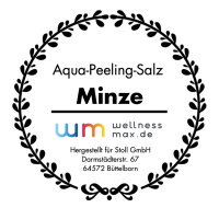 WellnessMax Aqua-Peeling-Salz 150 g Minze