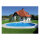 Ovalbecken TAHITI ALL INCLUSIVE SET 800 x 400 x 150 cm | Innenhülle 0,8 mm Sand | BASIC Handlauf Blau